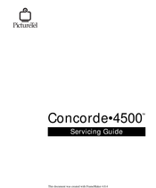 PictureTel Concorde 4500 Servicing Manual