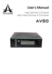 A SYSTEMS AV50 User Manual
