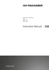 Faulhaber 3268 BX4 Series Instruction Manual