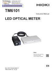 Hioki TM6101 Instruction Manual