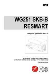 Re WG251 SKB-B RESMART Installation, Use And Maintenance Manual