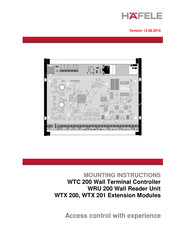 Hafele WTC 200 Mounting Instructions