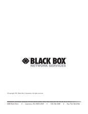 Black Box LE401A Manual