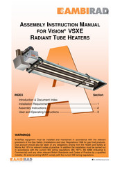 Ambirad VISION VSXE45UT Assembly & Instruction Manual