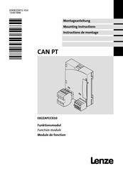 Lenze CAN PT Mounting Instructions