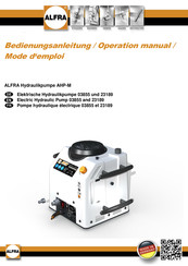 ALFRA 03855 AHP-M Operation Manual