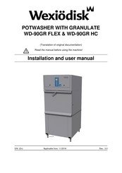 Wexiodisk WD-90GR FLEX Installation And User Manual