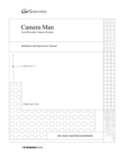 Thomson Grass Valley ParkerVision Camera Man Installation And Operation Manual