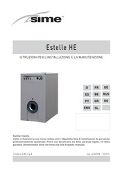 Sime Estelle HE Series Installation And Maintenance Manual