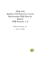 IEI Technology POS-478 Manual