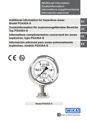 WIKA PG43SA-S Additional Information