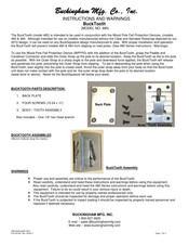 Buckingham BuckTooth 485 Instructions
