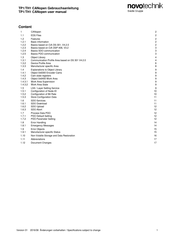 Siedle Novotechnik TH1 CANopen User Manual