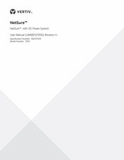 Vertiv NetSure 7200 User Manual