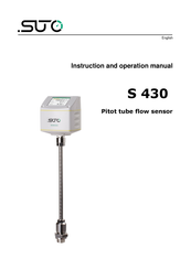 Suto S 430 Instruction And Operation Manual
