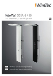 WimTec OCEAN P10 Assembly And Operating Instructions Manual