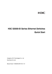 H3C S5500-52C-EI Quick Start Manual