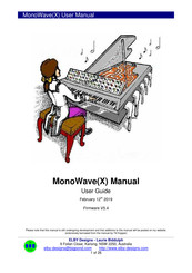 Elby Designs MonoWave(X) User Manual