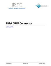 CompuLab Fitlet GPIO Connector User Manual