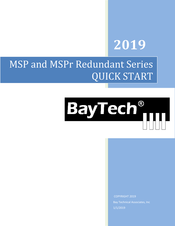 BayTech MSP Series Quick Start Manual