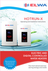 Elwa HOTRUN-X Series Operating And Installation Instructions