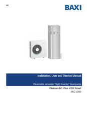 Baxi MIC V200 Installation, User And Service Manual