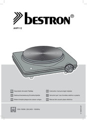 bestron AHP112 Instruction Manual