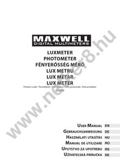 Maxwell 25830 User Manual