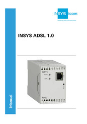 insys icom ADSL 1.0A Manual