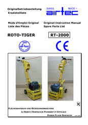 airtec ROTO-TIGER RT-2000 Original-Instruction Manual And Spare Parts List