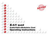 ASTRO XX-A/V quad Operating Instructions Manual