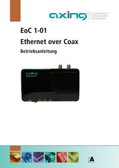 axing EoC 1-00 Operation Instructions Manual
