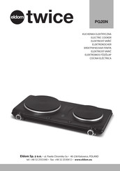 Eldom twice PG20N Manual