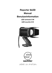 Sachtler Reporter 8LED Manual