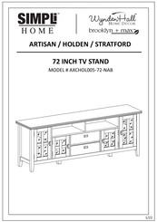 Simpli Home AXCHOL005-72 Manual