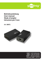 Goobay 58972 User Manual