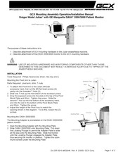 Gcx DR-0015-20 Assembly Operation / Installation Manual