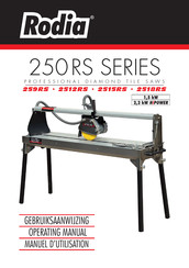 Rodia 2512RS Operating Manual