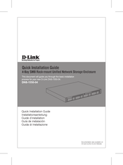 D-Link DNS-1550-04 Quick Installation Manual
