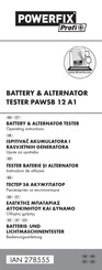 Powerfix Profi PAWSB 12 A1 Operating Instructions Manual