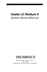 Micronics Twister LX Manual