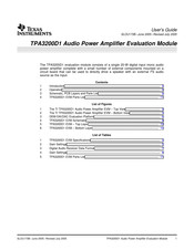 Texas Instruments TPA3200D1 User Manual