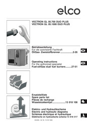 elco VECTRON GL 05.1000 DUO PLUS Operating Instructions Manual