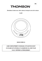 Thomson CL201 Operating Instructions Manual