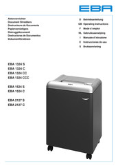 EBA 1524 C Operating Instructions Manual