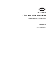 Hach PHOSPHAX sigma High Range User Manual