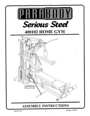 Parabody Serious Steel 400102 Assembly Instructions Manual