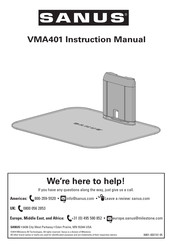 Sanus VMA401 Instruction Manual