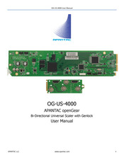 Apantac OG-US-4000-MB User Manual