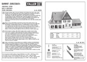 Faller 282708 Instructions Manual